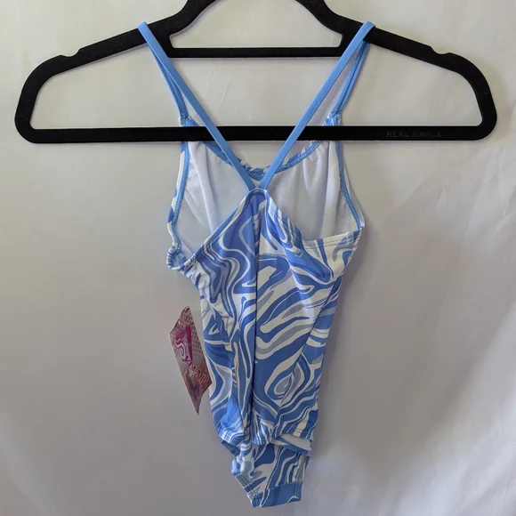 Kanu Surf Girls One Piece GiGi Style 1127 Blue Size 10 NWT - Picture 6 of 7